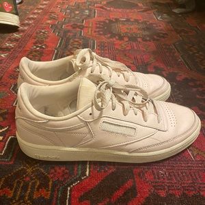 Light Pink Reebok Club C 85 Sneakers